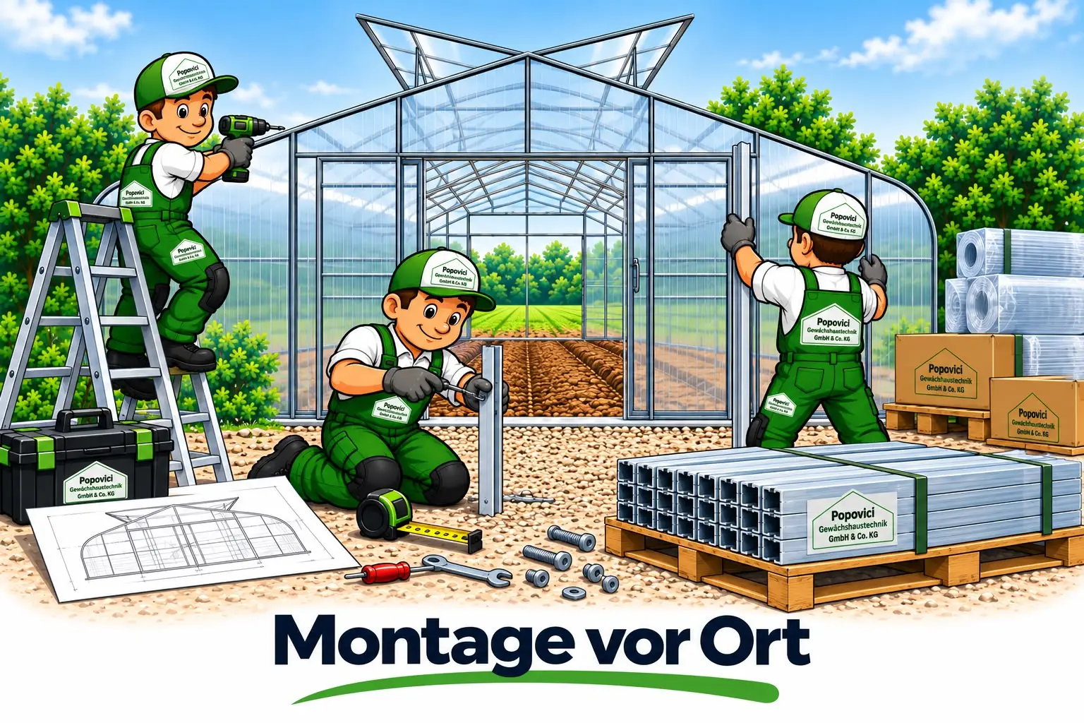 Montage vor Ort